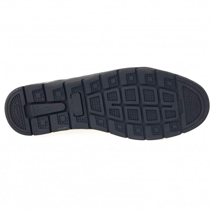 Pantofi SPORT din piele naturala pentru barbati NEGRU COD-1257 [4]