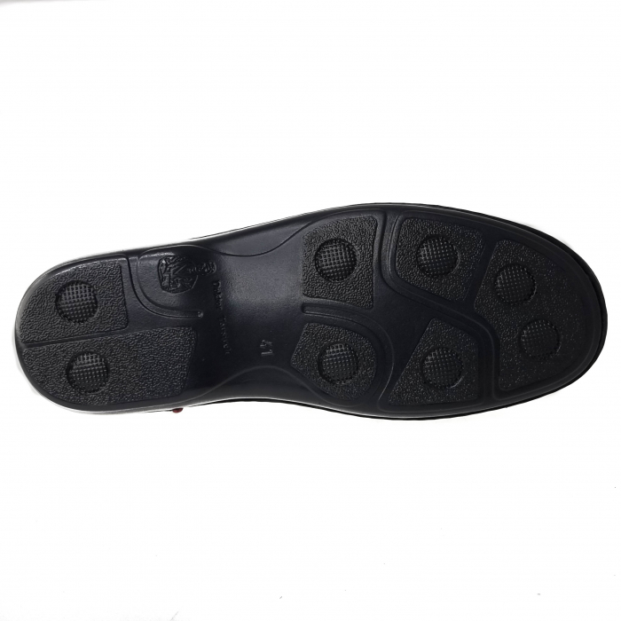 Pantofi CASUAL din piele naturala pentru barbati NEGRU COD-1265 [4]