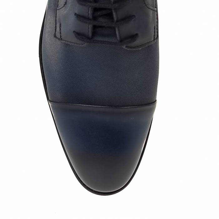 Pantofi Bărbați Eleganți Din Piele Naturală Blue 1273 [4]