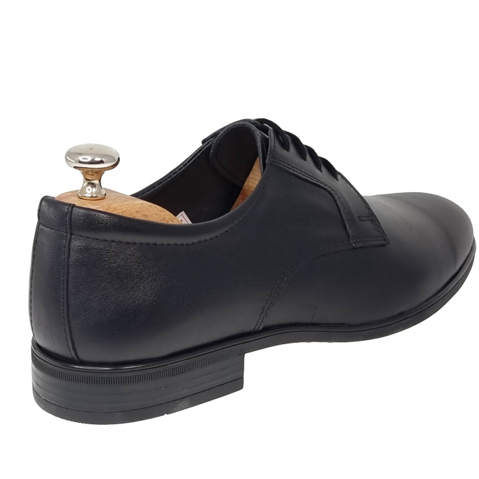 Pantofi Bărbați Eleganți Din Piele Naturală Neagră 1284 [3]