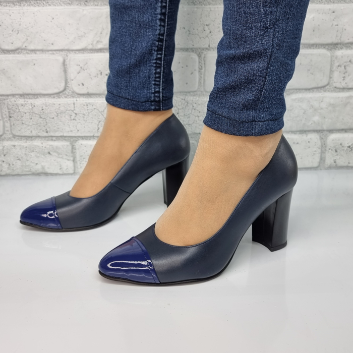 Pantofi Eleganti din piele naturala BLUE COD-1325 [3]
