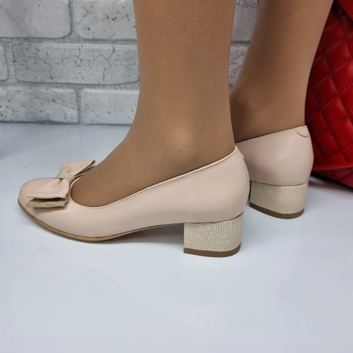 Pantofi Eleganti din piele naturala COD-1408 [4]