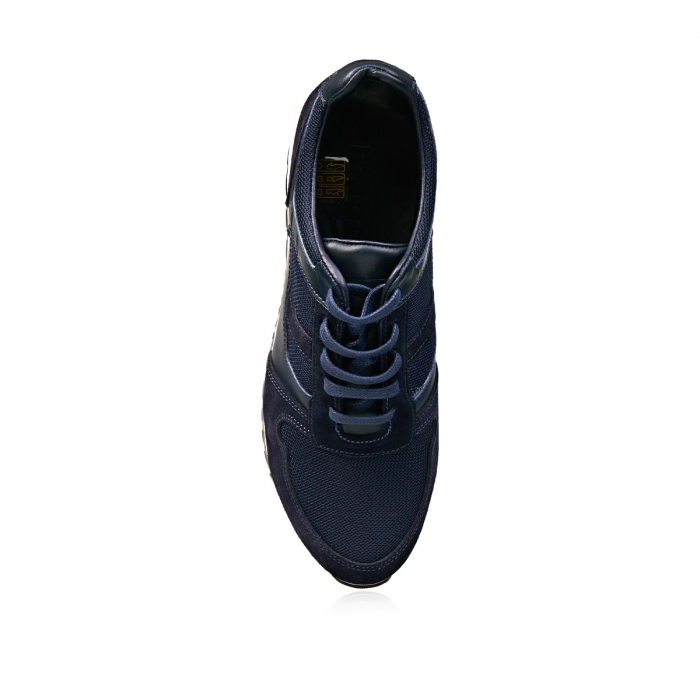 Pantofi Bărbați Sport Din Piele Naturală Blue 360 [5]