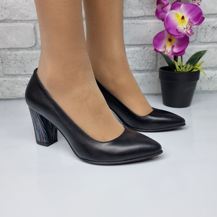 Pantofi Eleganti din piele naturala COD-1416 [2]
