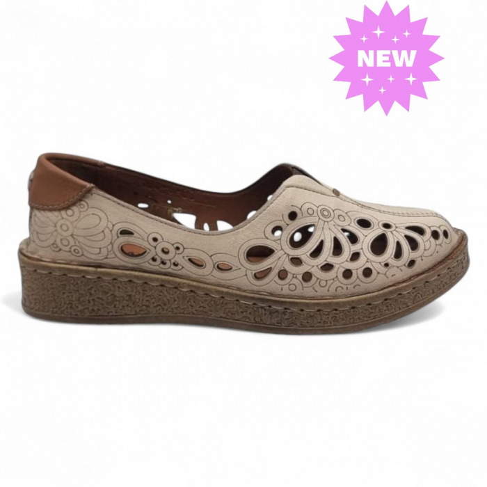 Pantofi Damă Casual Din Piele Naturală 4022 [1]