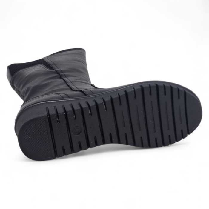 Cizme Damă Lungi Din Piele Naturală Neagră  35131 [6]