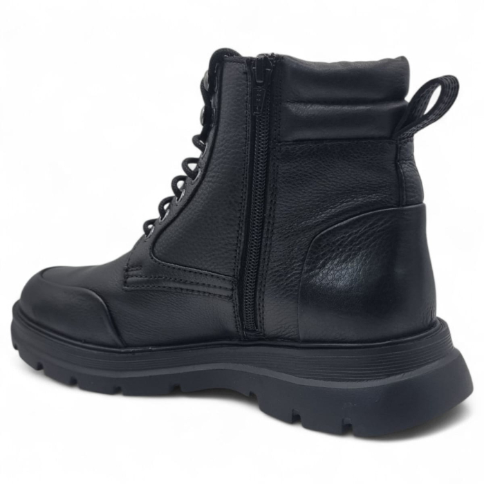 Ghete Bărbați Casual Din Piele Naturală De Culoare Neagra 45125 [5]