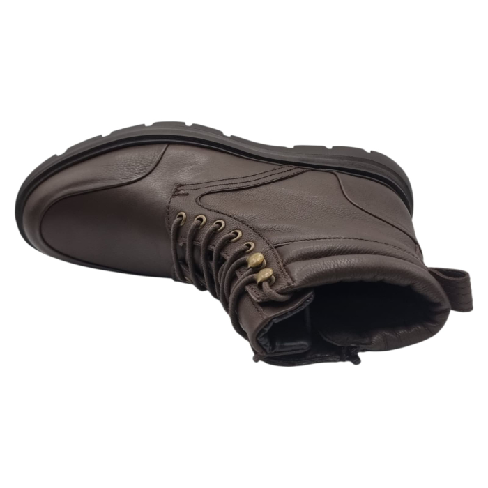 Ghete Bărbați Casual Din Piele Naturală De Culoare Cafe 562 [7]