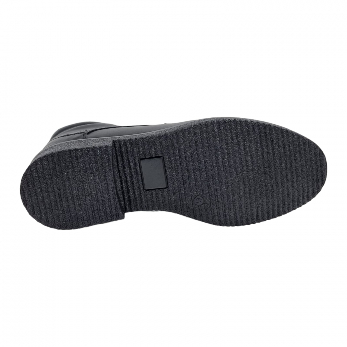 Ghete Bărbați Din Piele Naturală De Culoare Neagră 547 [3]