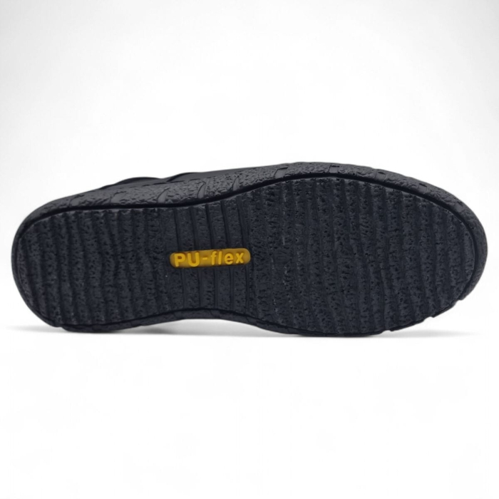 Ghete Bărbați Casual Din Piele Naturală De Culoare Neagră 45133 [5]