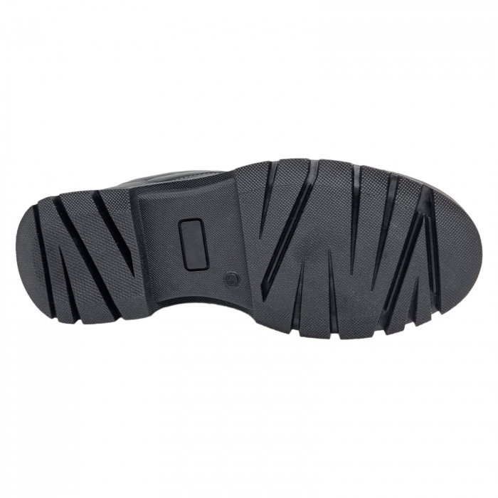 Ghete Bărbați Casual Din Piele Naturală Neagră 515 [4]