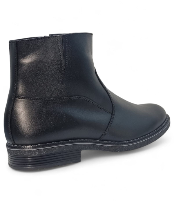 Ghete Bărbați Elegante Din Piele Naturală De Culoare Neagră 50141 [4]