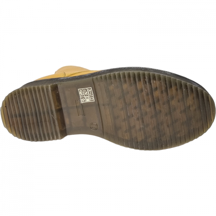 Ghete Damă Casual Din Piele Naturală Galbenă 8580 [6]