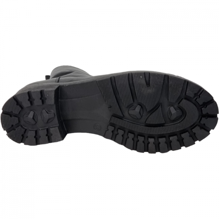 Ghete Damă Casual Din Piele Naturală Neagră 8584 [2]