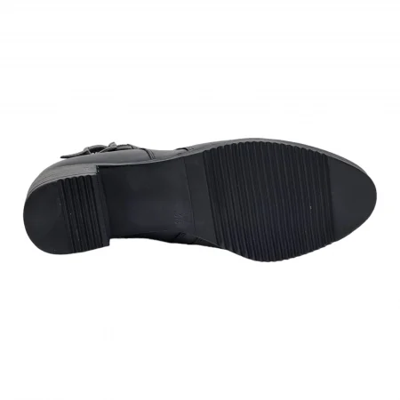 Ghete Damă Casual Din Piele Naturală Neagră 8612 [6]