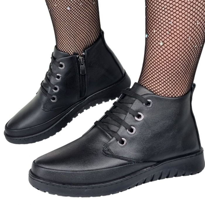 Ghete Damă Casual Din Piele Naturală 8673 [7]