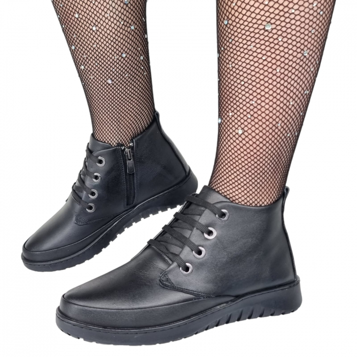 Ghete Damă Casual Din Piele Naturală 8673 [5]