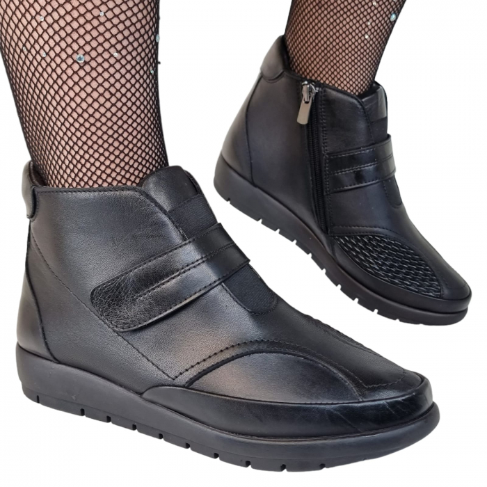 Ghete Damă Casual Din Piele Naturală 8674 [3]