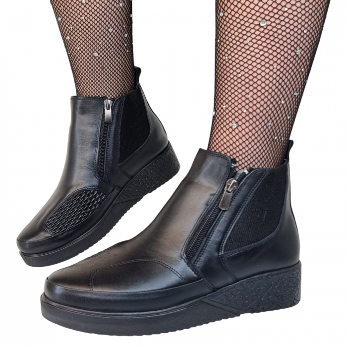 Ghete Damă Casual Din Piele Naturală 8685 [4]