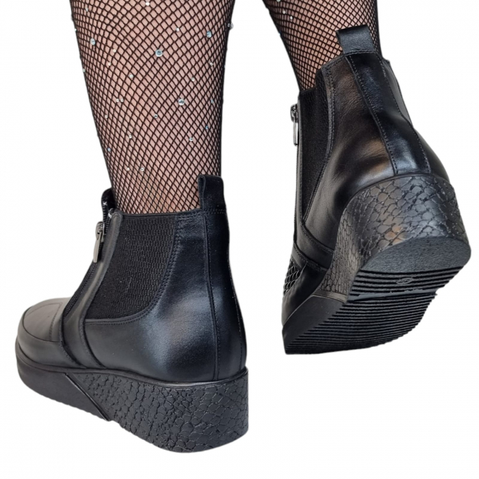 Ghete Damă Casual Din Piele Naturală 8685 [3]