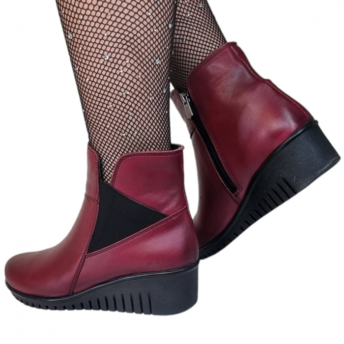 Ghete Damă Casual Din Piele Naturală 8686 [5]