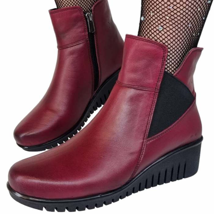 Ghete Damă Casual Din Piele Naturală 8686 [4]