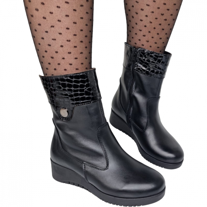 Ghete Damă Casual Din Piele Naturală 8696 [3]