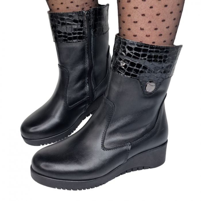 Ghete Damă Casual Din Piele Naturală 8696 [2]
