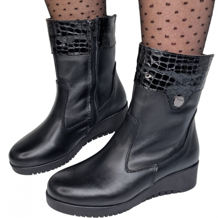 Ghete Damă Casual Din Piele Naturală 8696 [4]