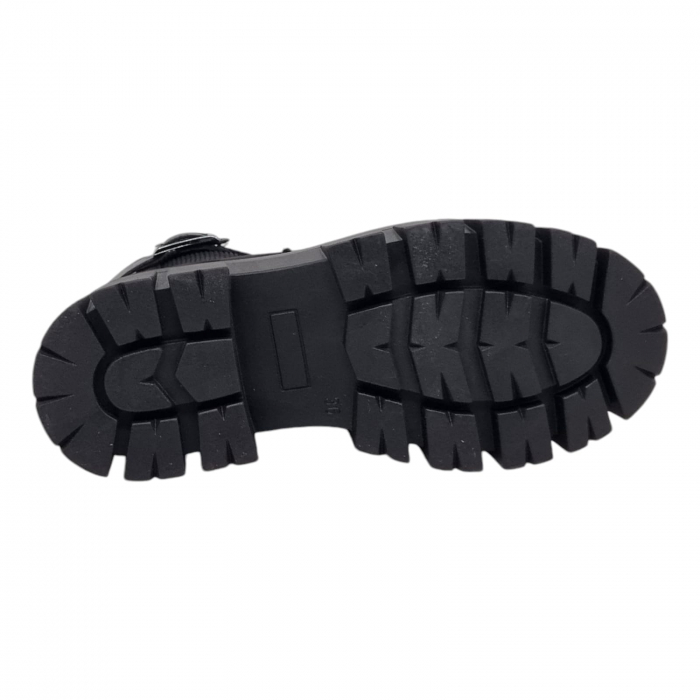 Ghete Damă Casual Din Piele Naturală Neagră 8773 [5]