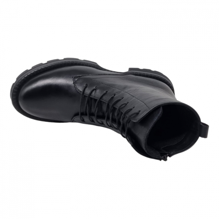 Ghete Damă Casual Din Piele Naturală Neagră 8776 [6]
