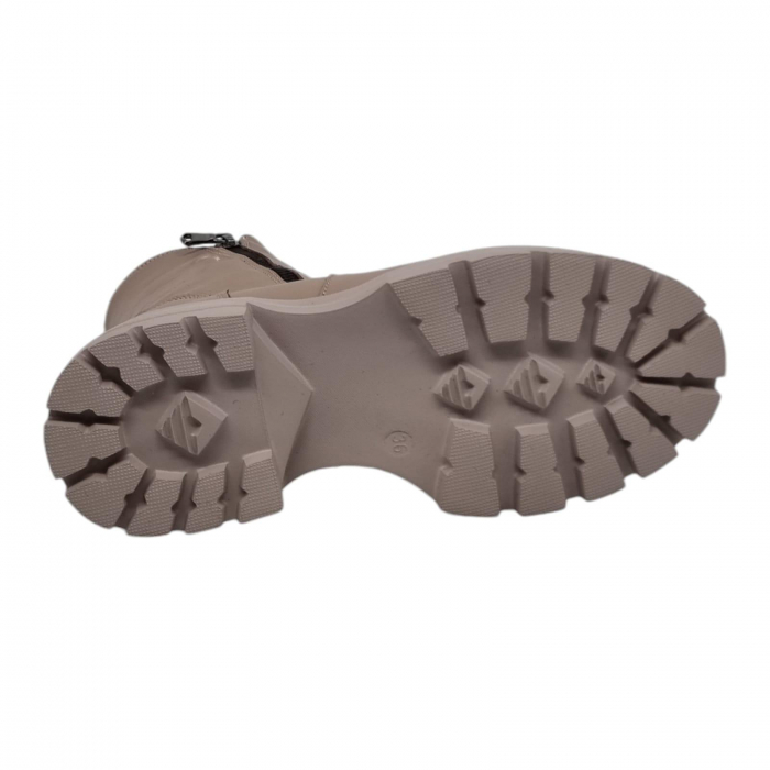 Ghete Damă Casual Din Piele Naturală Vizon 8778 [5]