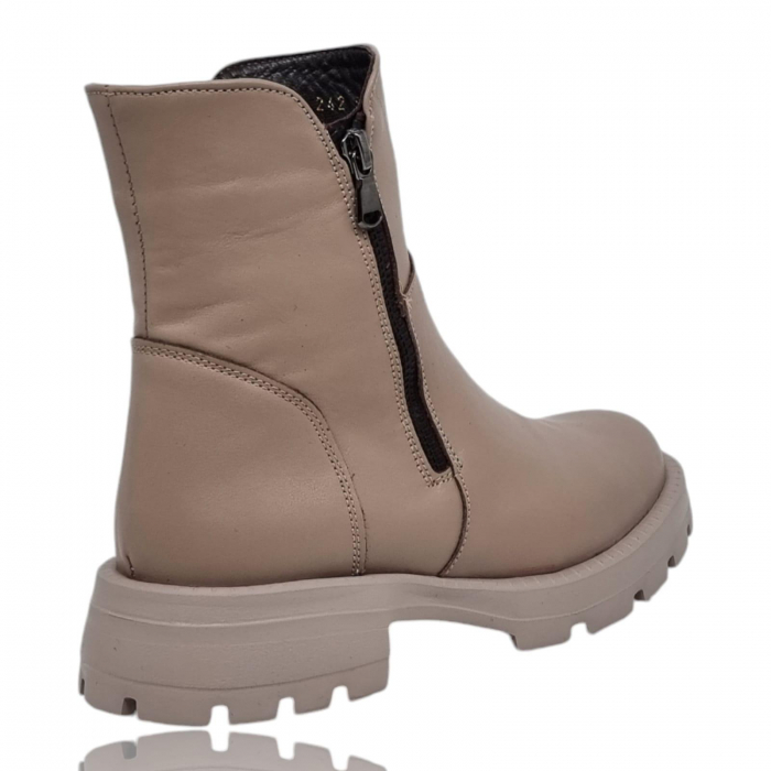 Ghete Damă Casual Din Piele Naturală Vizon 8778 [10]