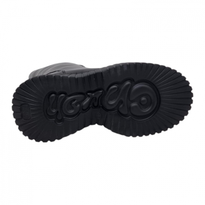 Ghete Damă Casual Din Piele Naturală Neagră 8779 [5]