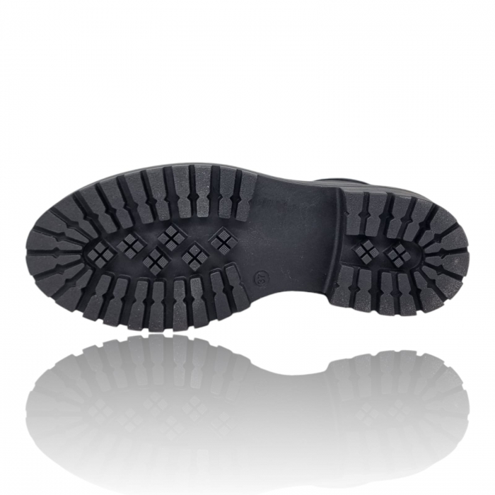 Ghete Damă Casual Din Piele Naturală Neagră 8783 [4]