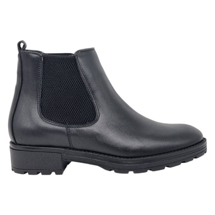 Ghete Damă Casual Din Piele Naturală Negru 8796 [1]