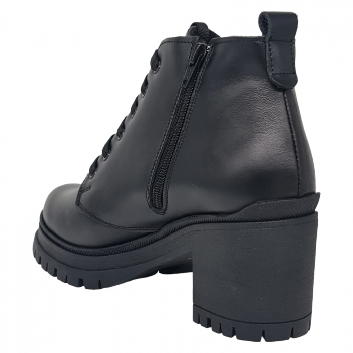 Ghete Damă Casual Din Piele Naturală Neagra 8530 [5]