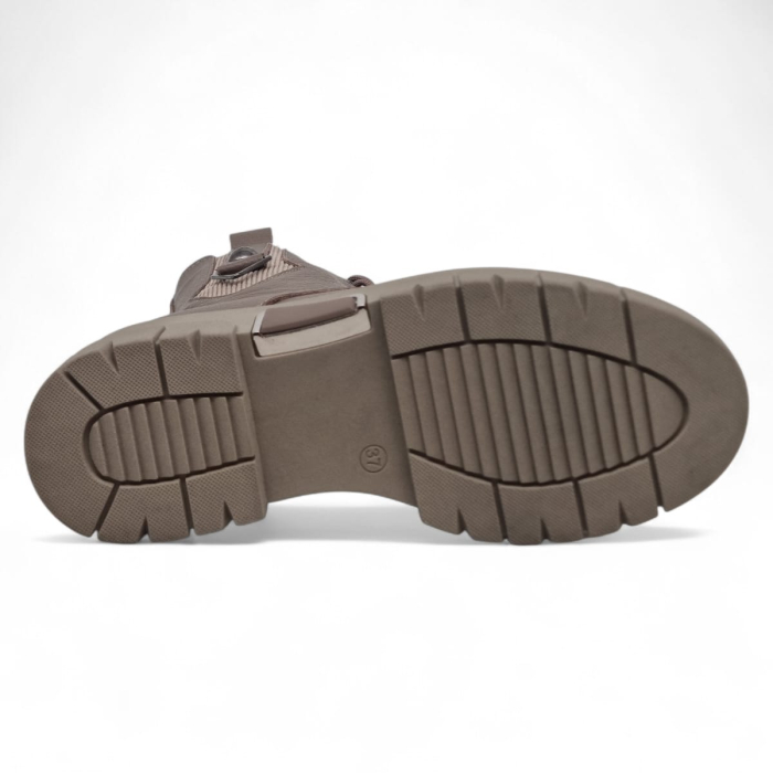 Ghete Damă Casual Din Piele Naturală Bej 30317 [8]