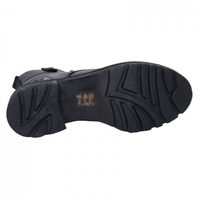 Ghete Damă Casual Din Piele Naturală Blue 30166 [5]