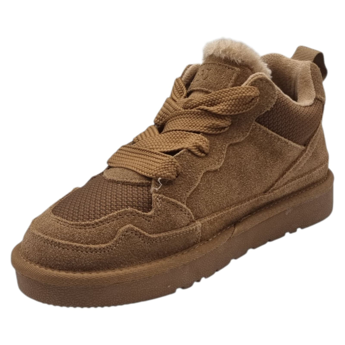 Ghete Damă Casual Din Piele Naturală Camel 30377 [3]