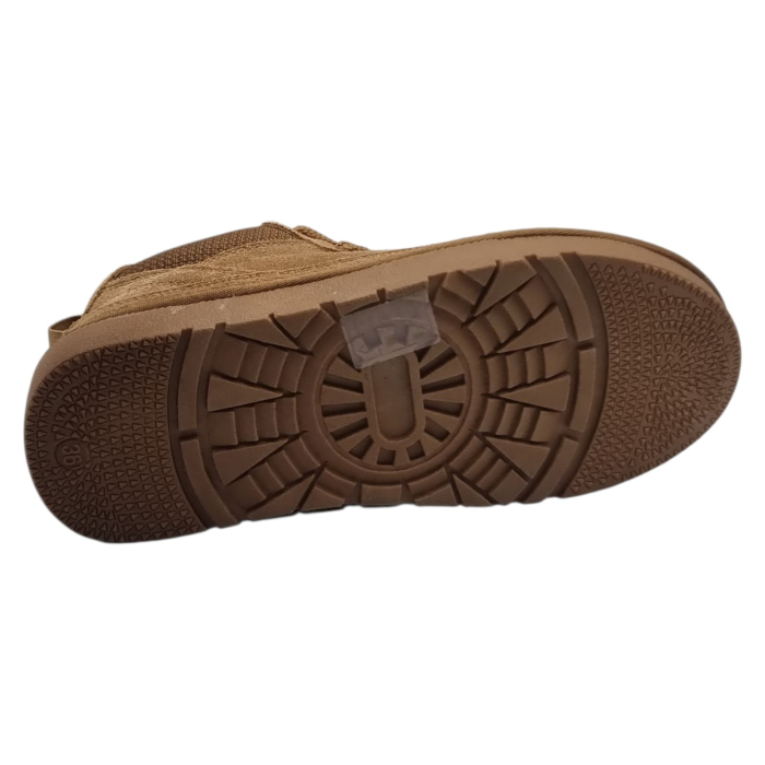 Ghete Damă Casual Din Piele Naturală Camel 30377 [7]