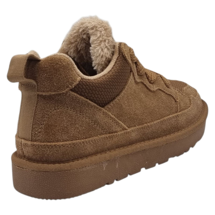 Ghete Damă Casual Din Piele Naturală Camel 30377 [4]