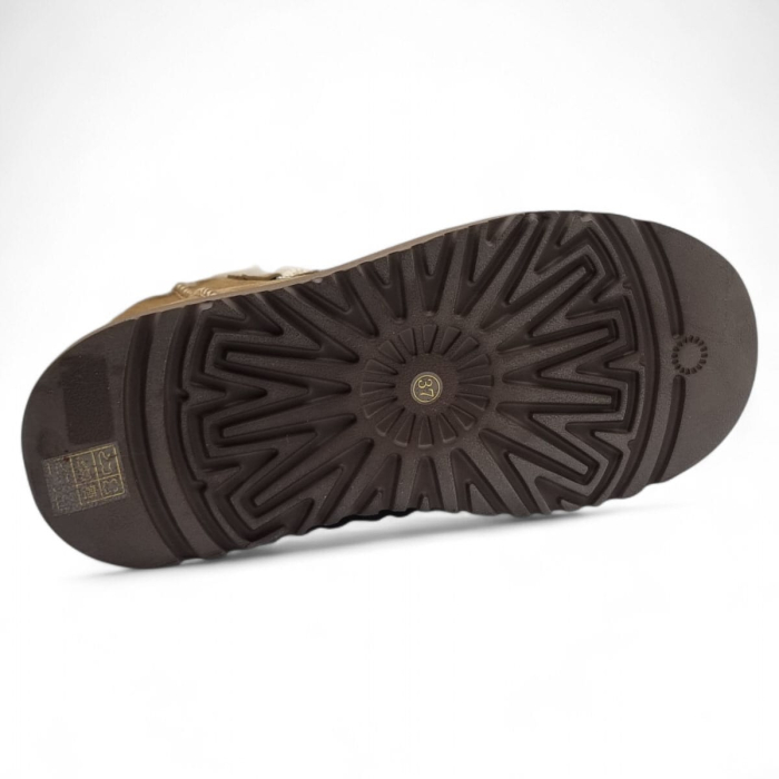 Ghete Damă Casual Din Piele Naturală Coniac 30382 [6]