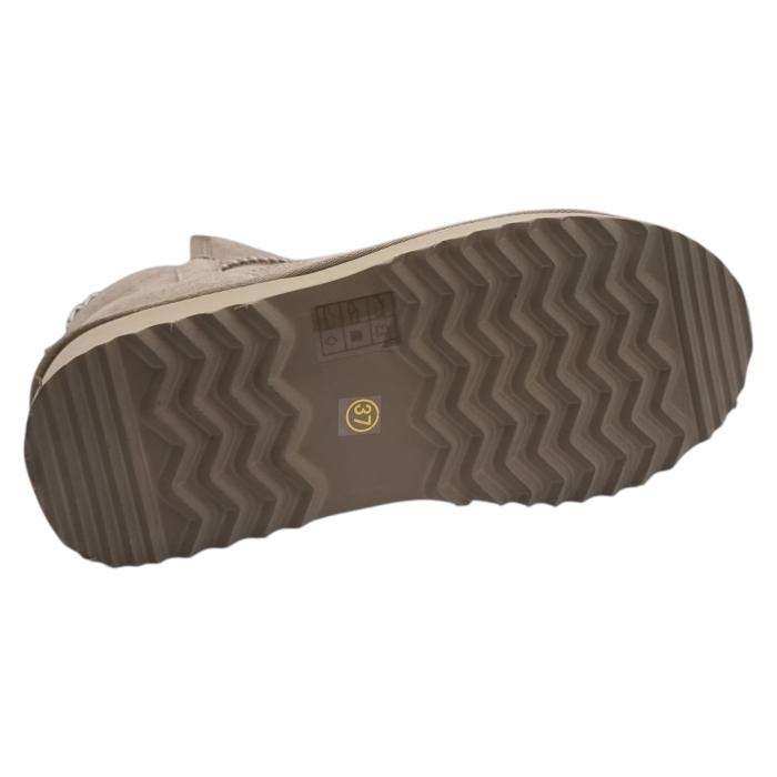 Ghete Damă Casual Din Piele Naturală Gri 30380 [6]