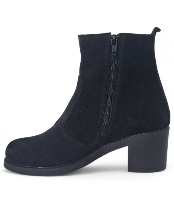 Ghete Damă Casual Din Piele Naturală Neagră Vel 30403 [5]