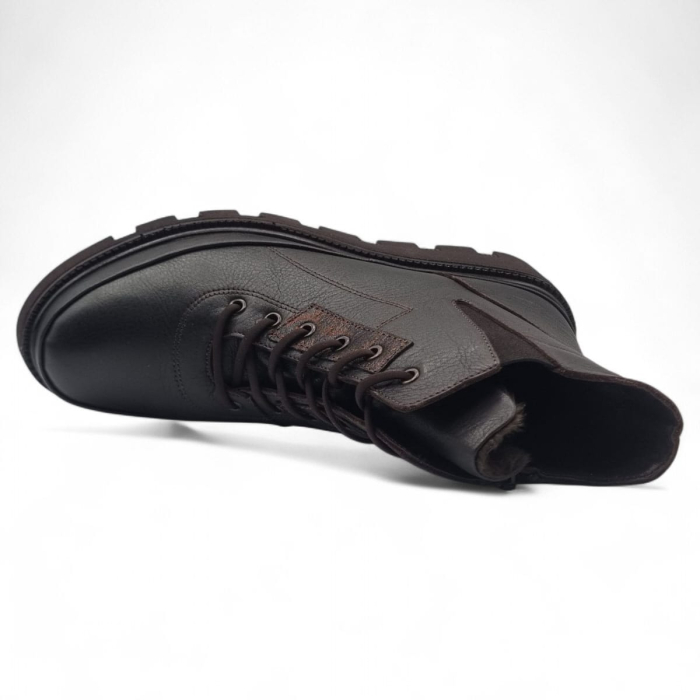 Ghete Damă Casual Din Piele Naturală Kafe  30400 [5]