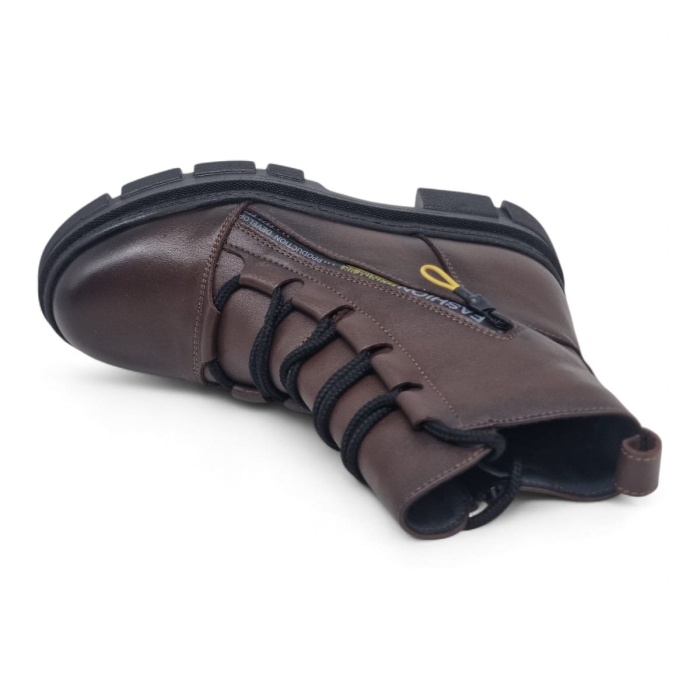 Ghete Damă Casual Din Piele Naturală Maro 30354 [6]