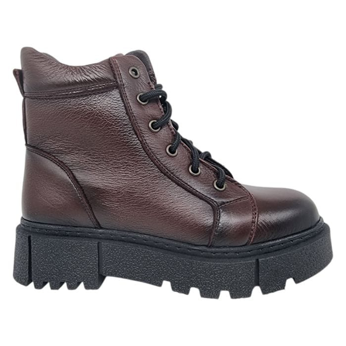 Ghete Damă Casual Din Piele Naturală Maro 8786 [1]