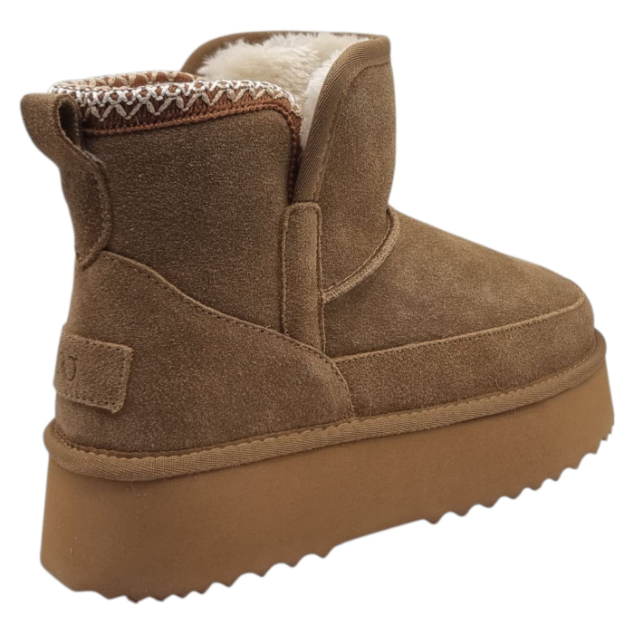 Ghete Damă Casual Din Piele Naturală Maro 30381 [9]