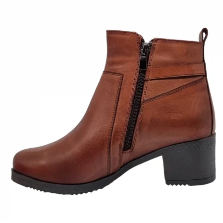 Ghete Damă Casual Din Piele Naturală Maro 8614 [10]